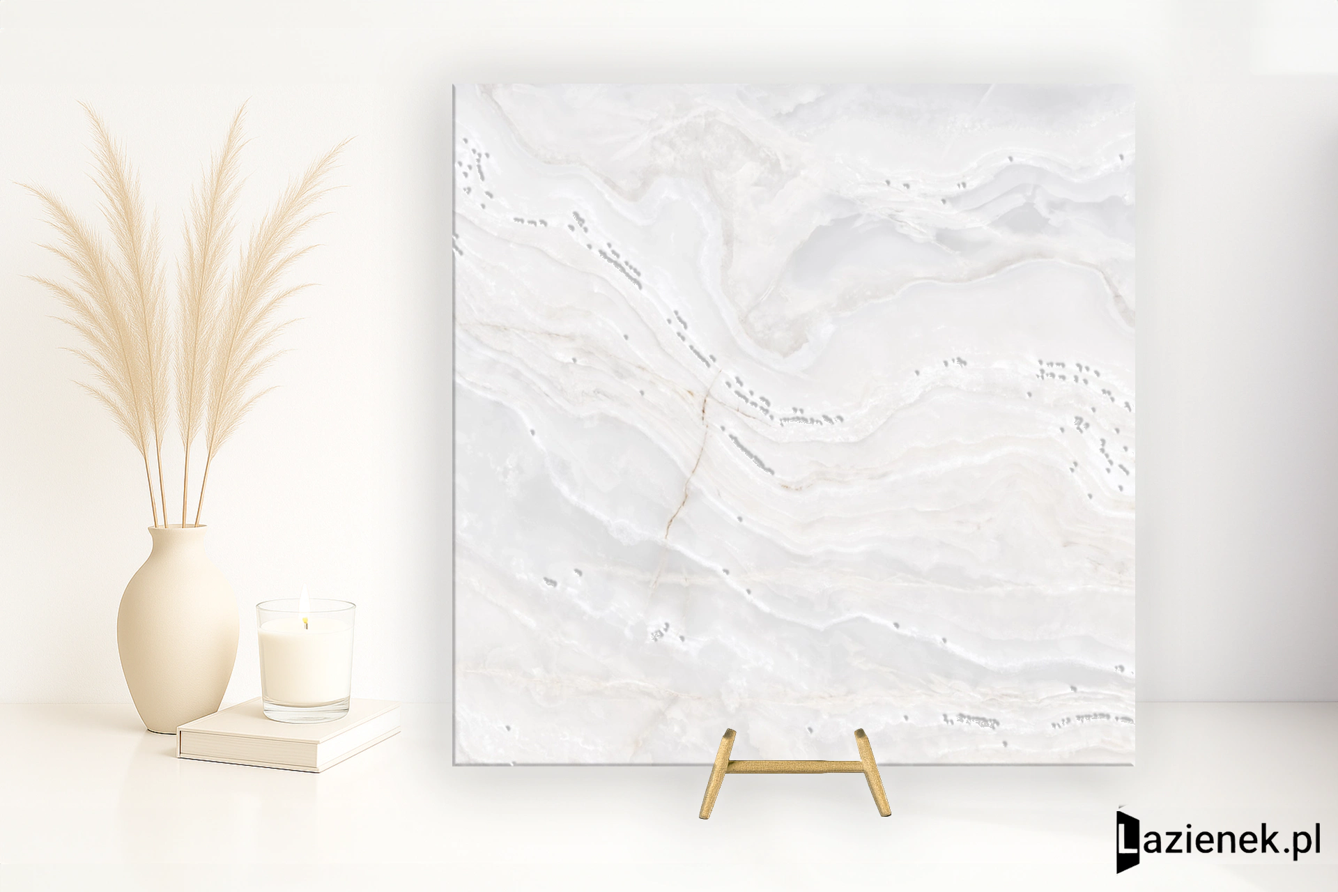 La Fabbrica Ava Onice Iride Avorio półpoler 120x120 cm gr. 6 mm - płytka rektyfikowana / (L)173031